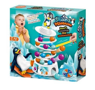 Penguin Skiing Game